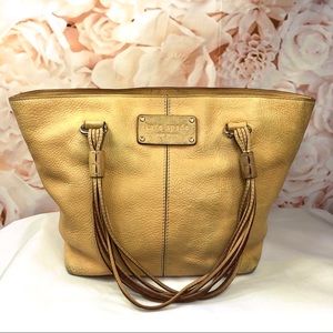 Kate spade yellow tote bag shoulder bag purse
